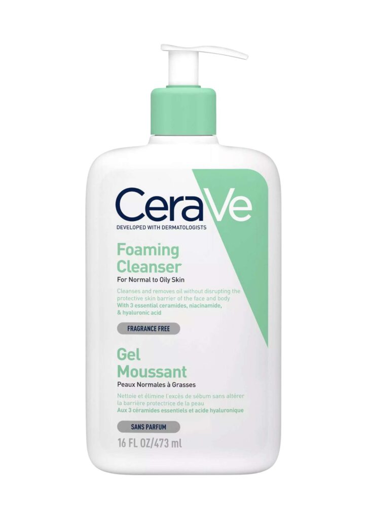 cerave foaming cleanser med niacinamide